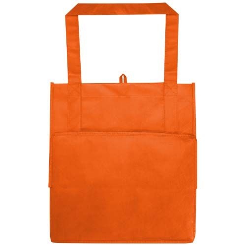 PF130081-3Liberty Tragetasche mit hartem Boden aus recyceltem GRS Non Woven 6 L_ orange
