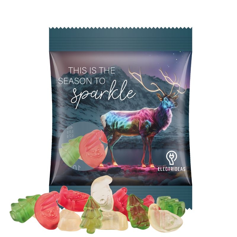 JG20161-2Minituete 10 g Trolli Fruchtgummi Weihnachtsmischung_ Weihnachtsmischung_ transparente Folie