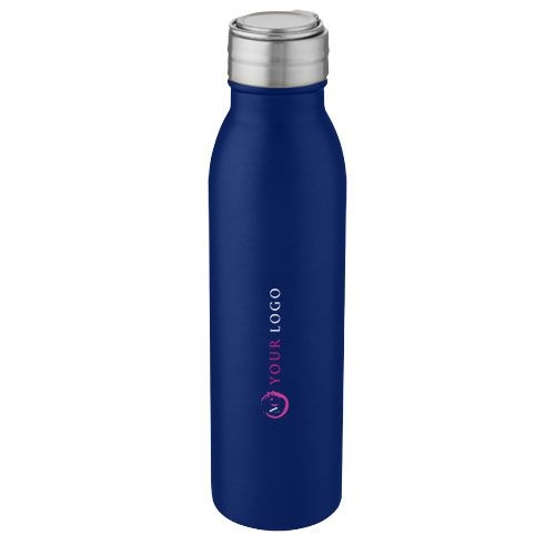 PF100678-2Harper 700 ml Sportflasche aus Edelstahl mit Metallschlaufe_ mittelblau