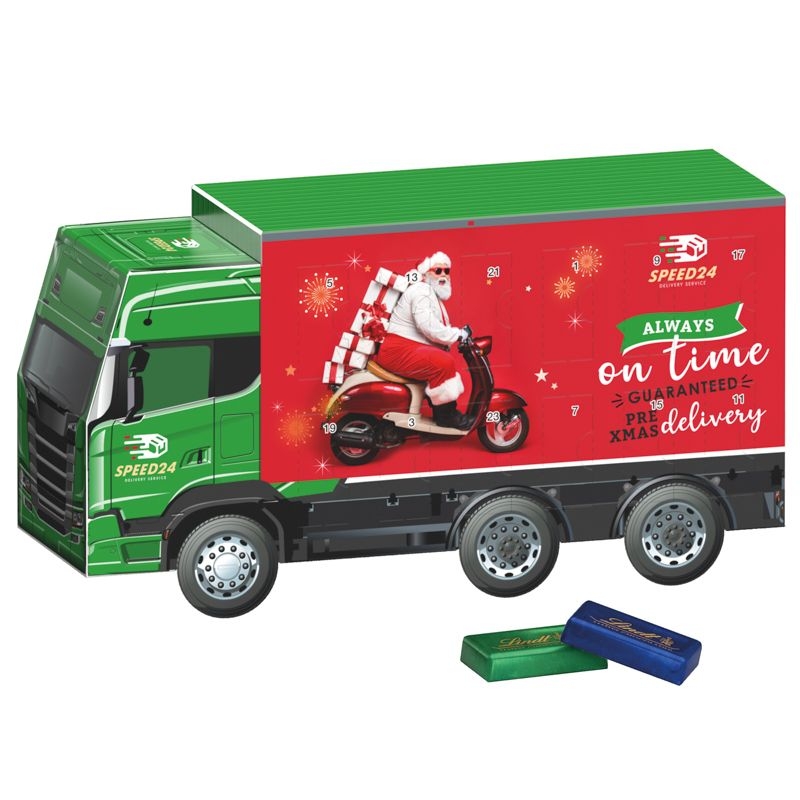 JG20026-2Adventskalender LKW_ Lindt Schokotaefelchen_ Individuelles Motiv
