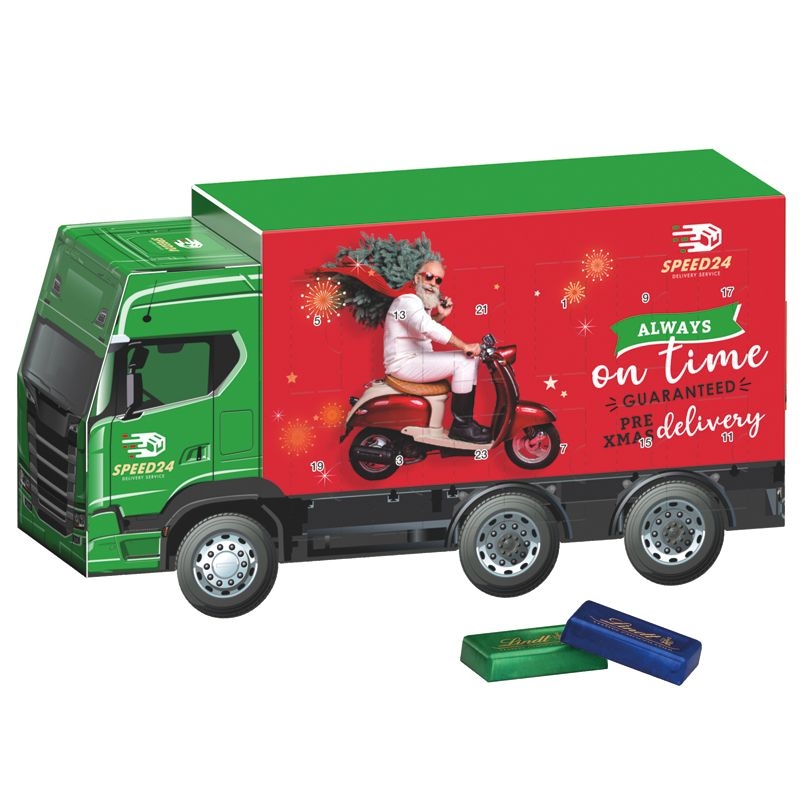 JG20026-2Adventskalender LKW_ Lindt Schokotaefelchen_ Individuelles Motiv