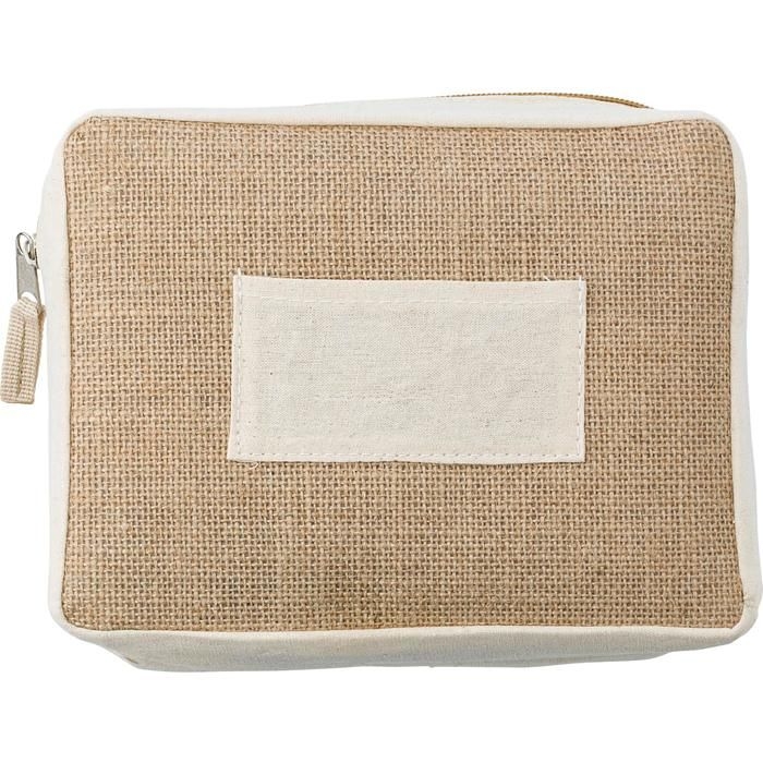 GI866445-11Jute-Kosmetiktasche Julian_ brown