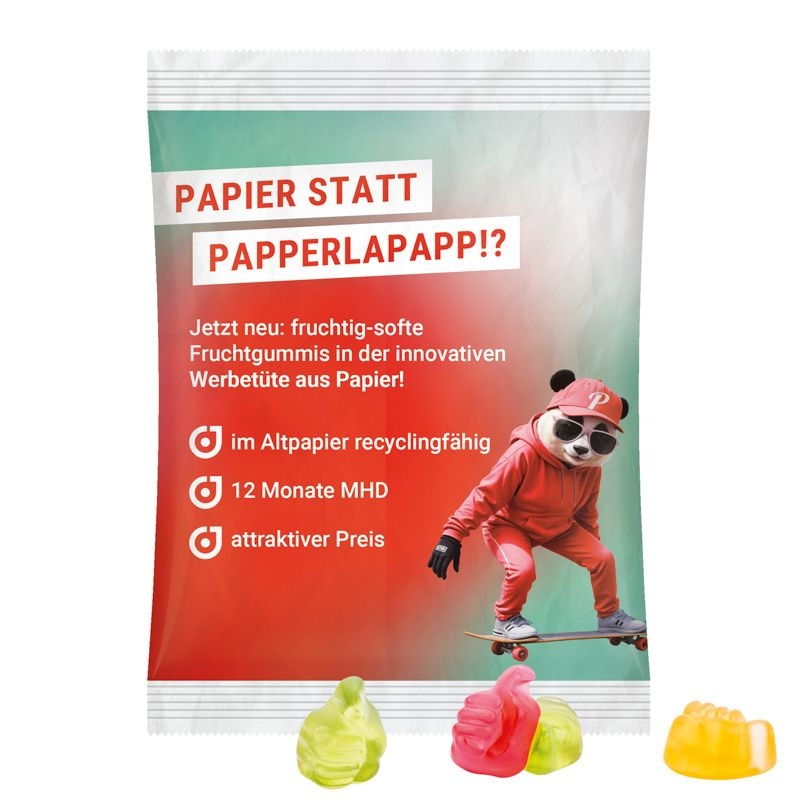 JG18064-7Maxituete 50 g Trolli Fruchtgummi Standardformen_ Like-Daumen_ weiss