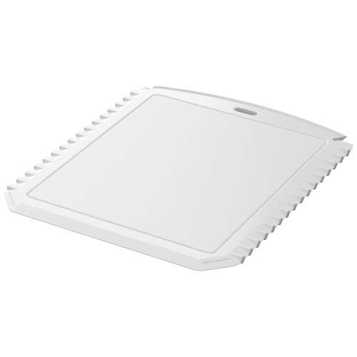 PF220502-1Thrym rechteckiger Eiskratzer aus recyceltem Kunststoff_ weiss