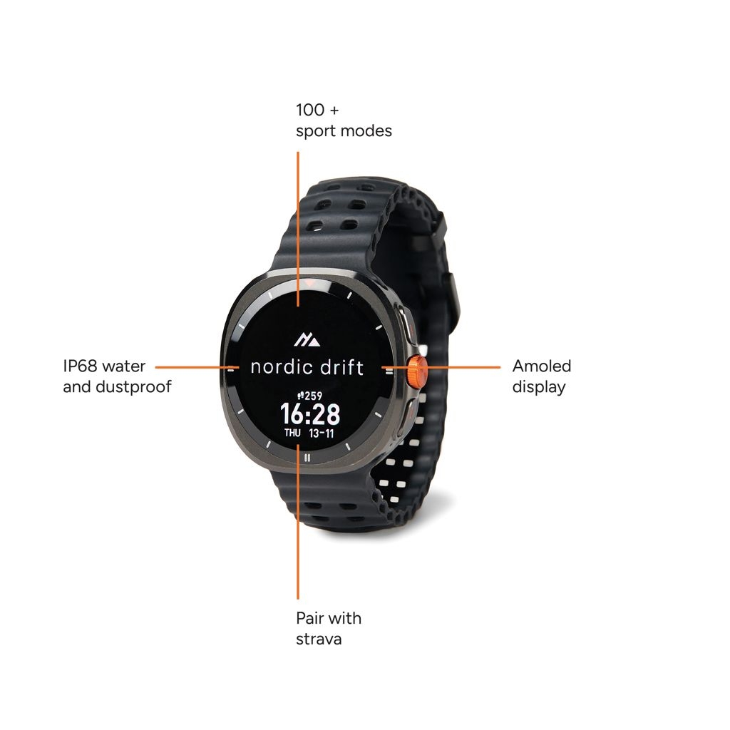 XDND430.00-01Nordic Drift Titan High Performance Watch_ schwarz