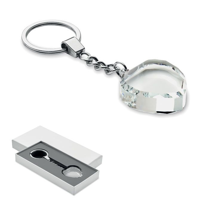 MO2658Heartward Schluesselanhaenger Glas Herz