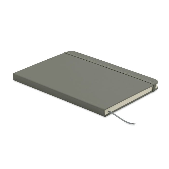 MO3124-15Arcoloop DIN A5 Notizbuch recy. PU_ steingrau