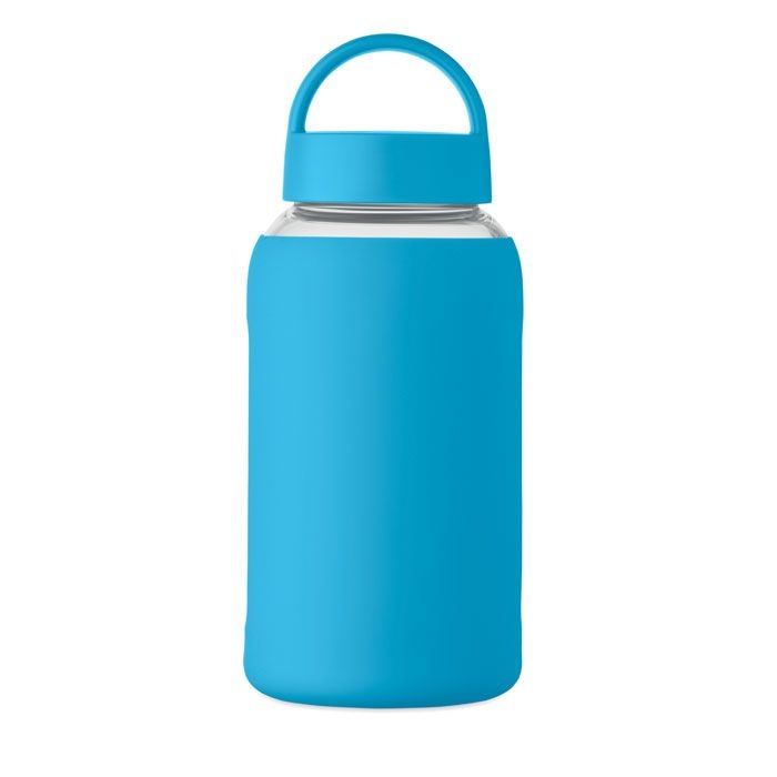 MO2912-12Boris Flasche Borosilikatglas 600ml_ tuerkis