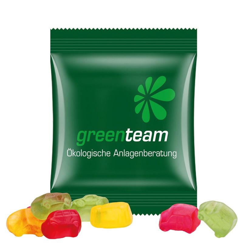 JG15061-9Minituete 10g_ Fruchtgummi Standardformen_ Automischung_ weisse Folie