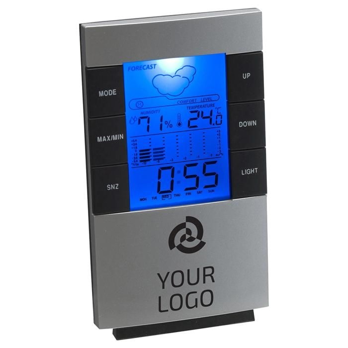 GI4789-32Wetterstation aus Kunststoff Griffin_ silber