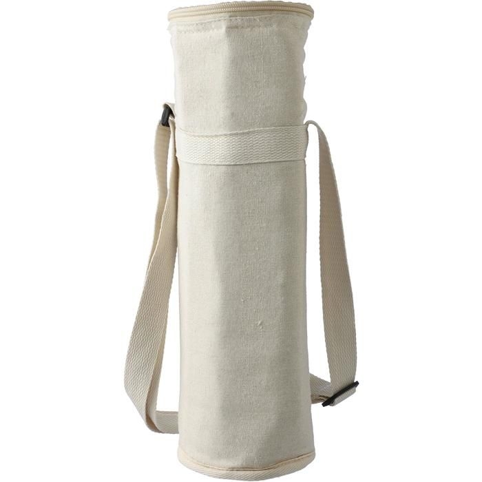GI1172251-13Kuehltasche fuer Flaschen aus recycelter Baumwolle _270 g_m2_ Eugene_ khaki