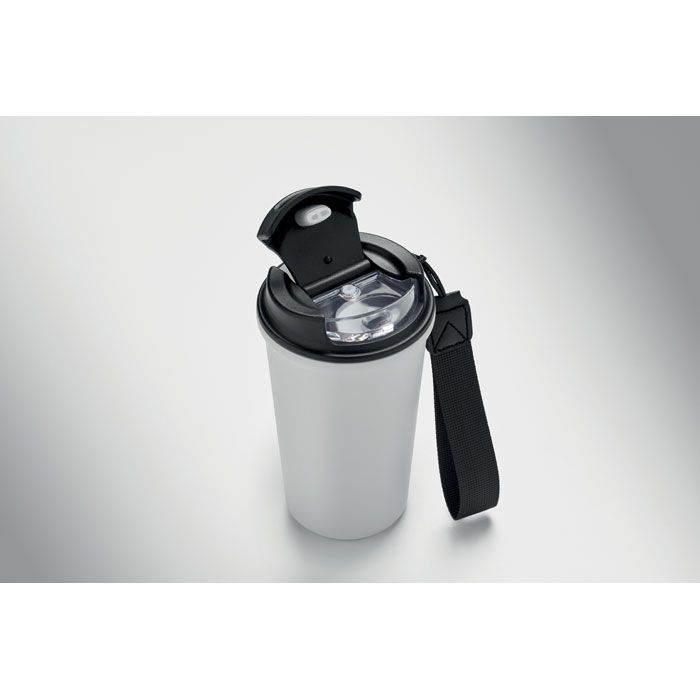 MO3156-06Nakano Becher recy. Edelstahl 400ml_ weiss