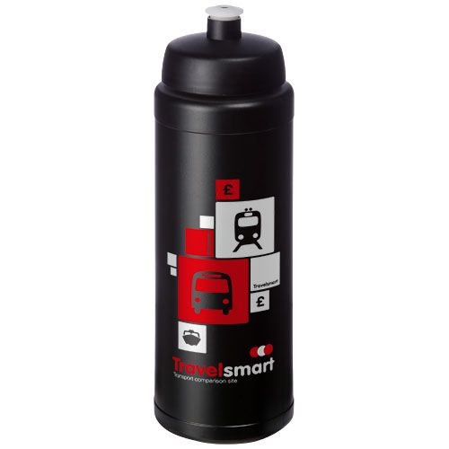 PF210689-12Baseline® Plus grip 750 ml Sportflasche mit Sportdeckel_ schwarz