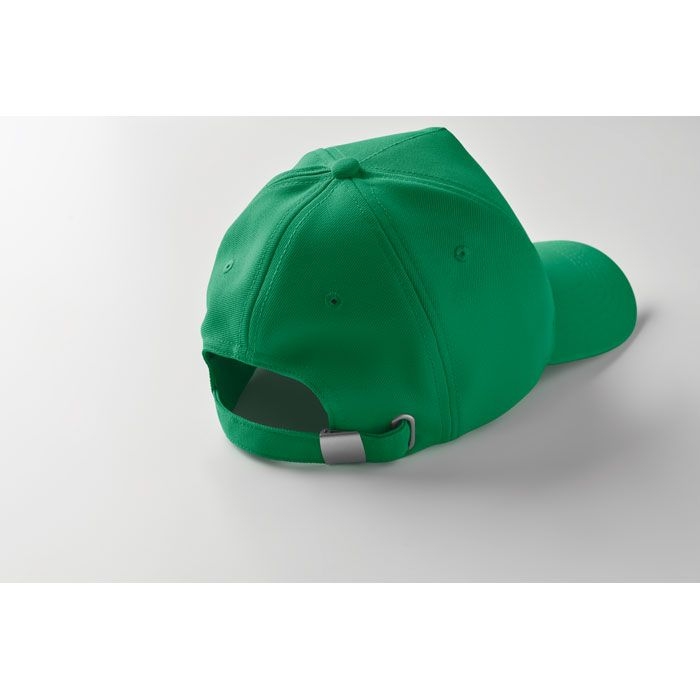 MO6831-09Senga RPET Baseball Kappe 5 Panels_ gruen