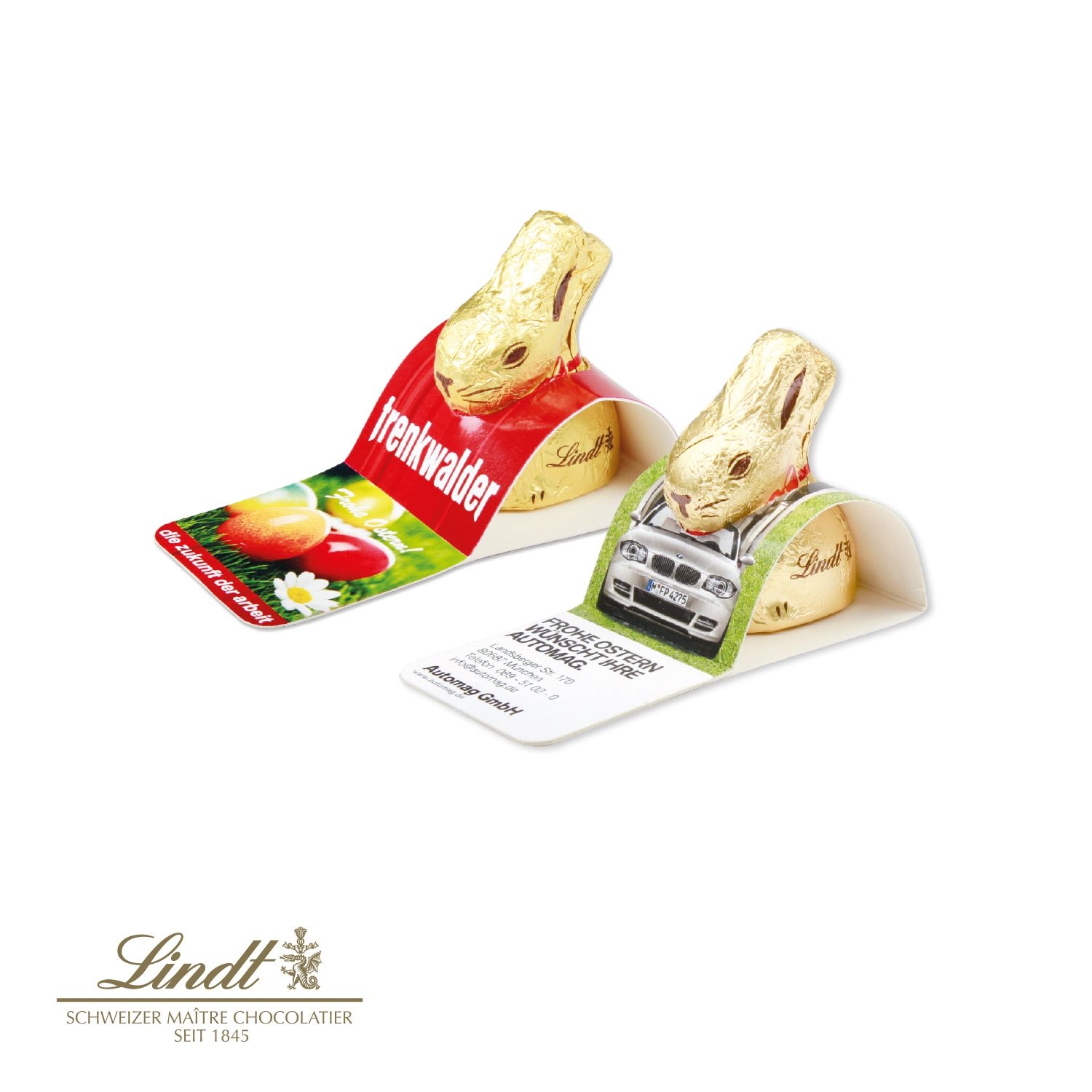 CD94561-01Goldhase von Lindt im Werbeaufsteller_ 10 g_ Lindt Goldhase