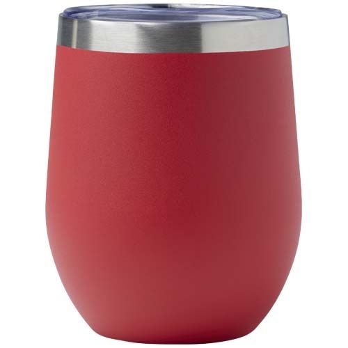 PF100799-2Corzo 350 ml RCS-zertifizierter Kupfer-Vakuum Isolierbecher aus recyceltem Edelstahl_ rot