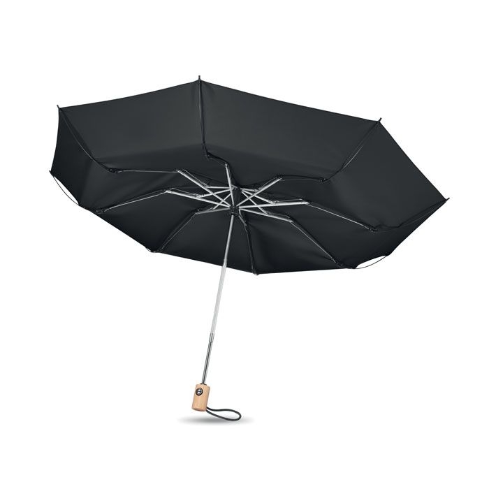 MO6265-03Leeds Regenschirm 23''RPET_ schwarz