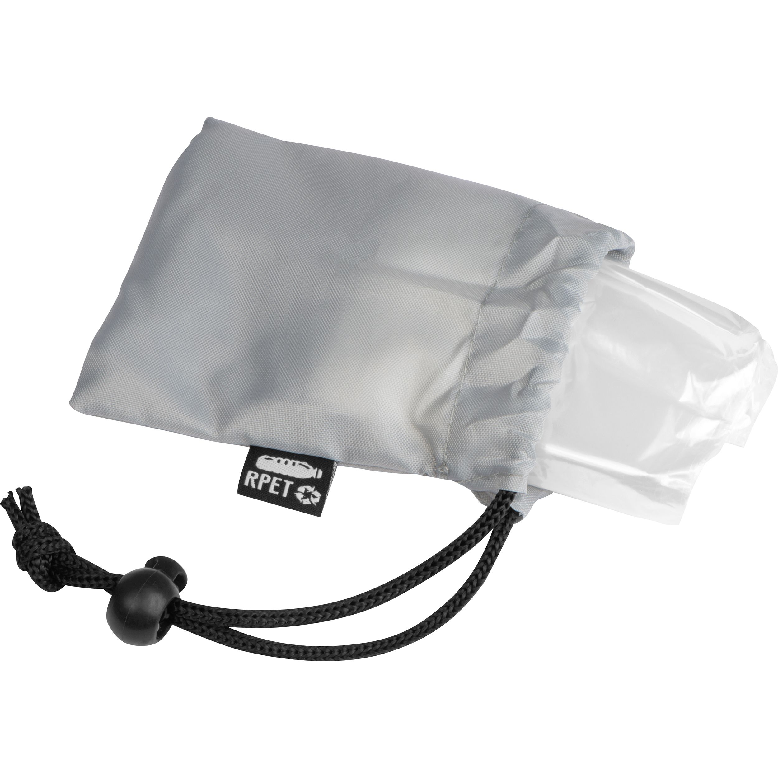 MA43788-07Regenponcho mit Etui aus RPET GEORG_ silbergrau