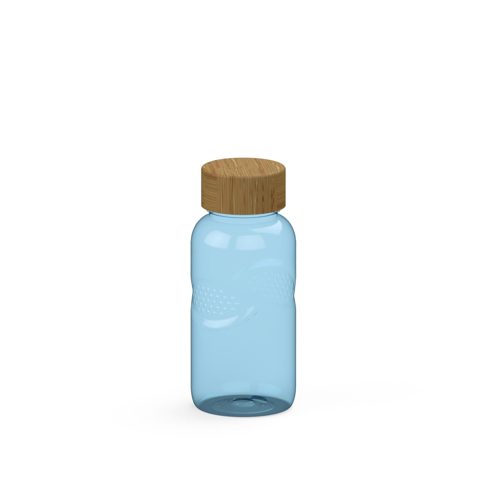 EL01576-2Trinkflasche Carve _Natural_ 500 ml_ transparent-blau