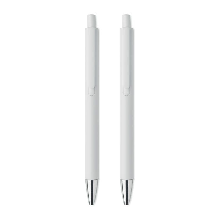 MO2567-06Orwell Schreibset recyceltes Alu_ weiss
