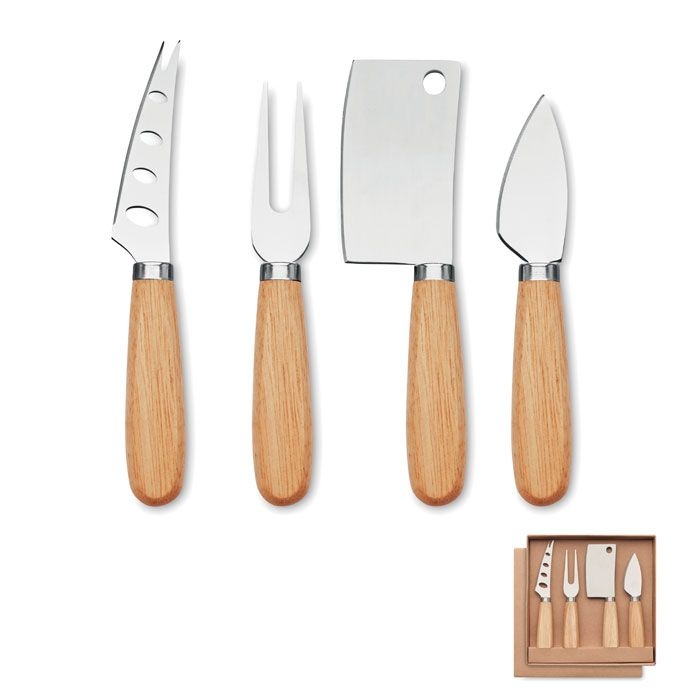 MO2547-40Camembert Kaesemesser-Set_ holz