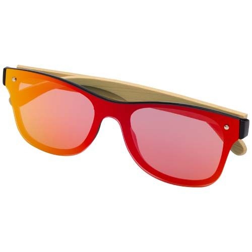 PF127050-1Tan Sonnenbrille mit Bambusbuegeln_ gelb