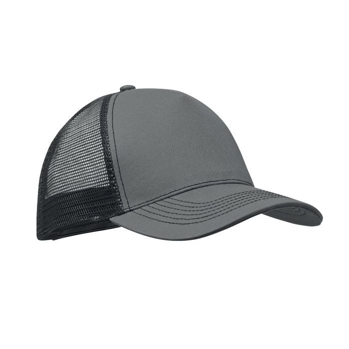MO2986-15Blist Trucker Kappe 5 Panels_ steingrau