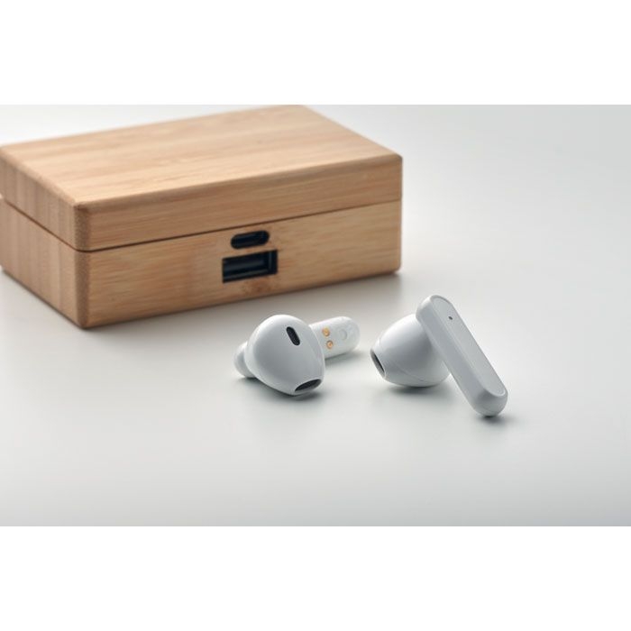 MO2303-40Orebam TWS 5.3 wireless Ohrhoerer-Set_ holz