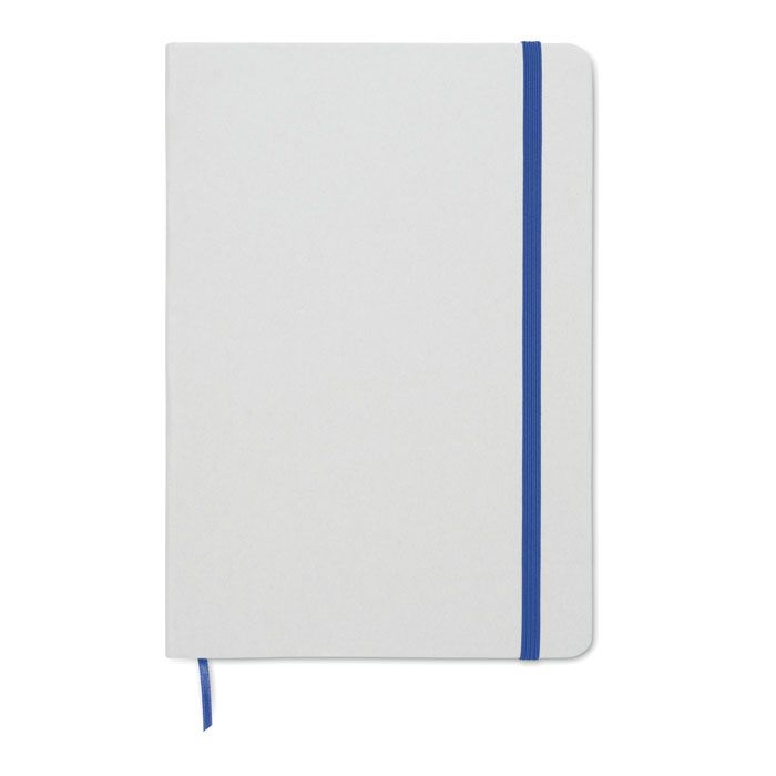 MO2578-04Route White DIN A5 Notizbuch fuer Gravur_ blau