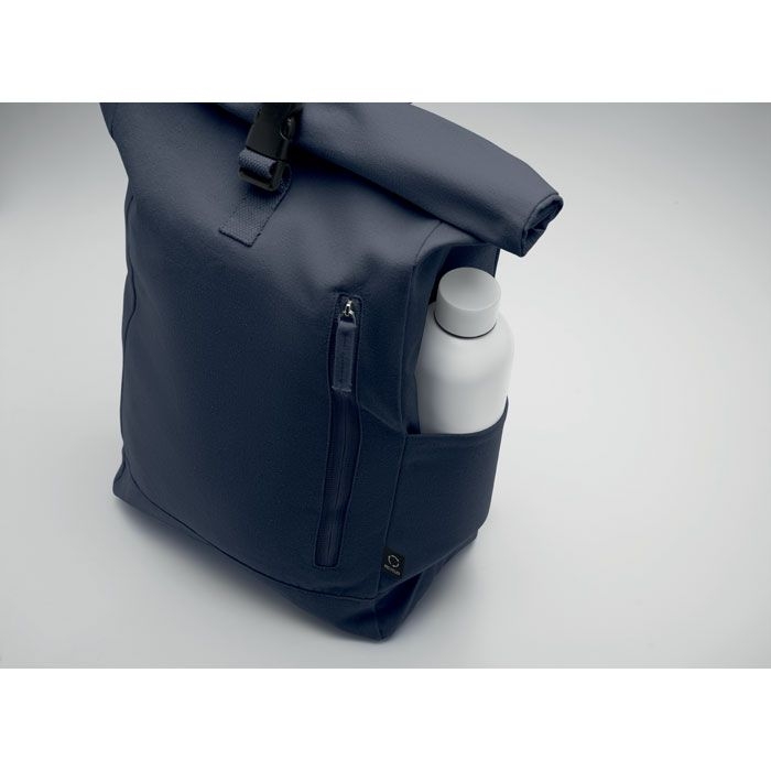 MO2552-85Kamet Rolltop-Rucksack 390 g_m²_ marineblau