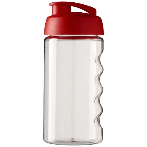 PF210050-4H2O Active® Bop 500 ml Sportflasche mit Klappdeckel_ transparent_rot
