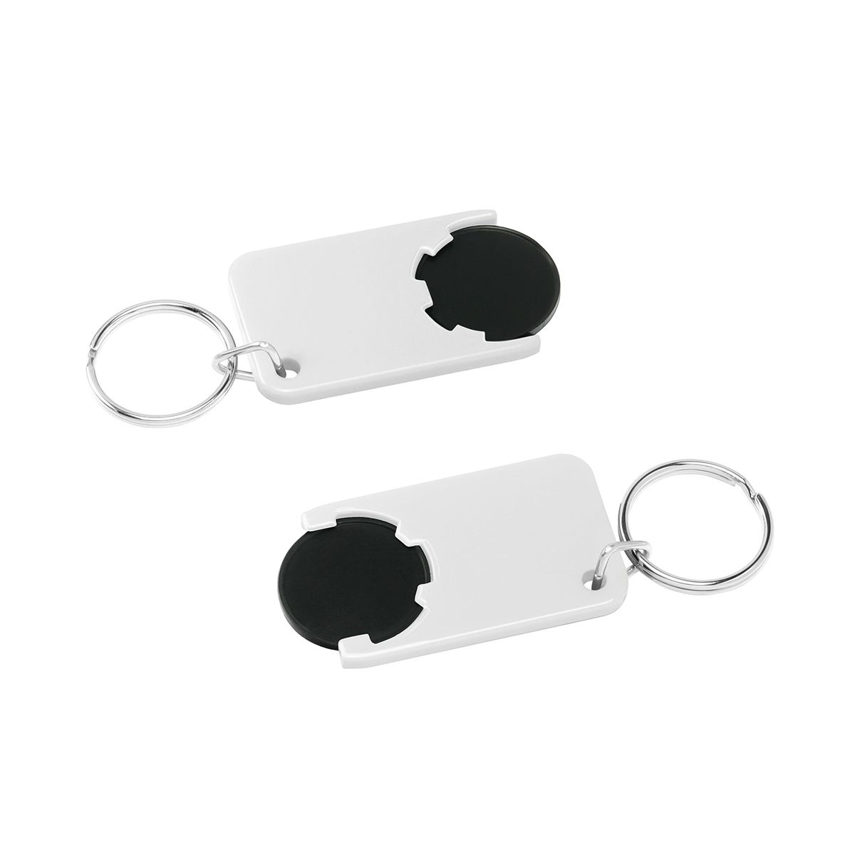 HE7454R-6-0Chiphalter mit 1€-Chip _Beta_ schwarz_ weiss