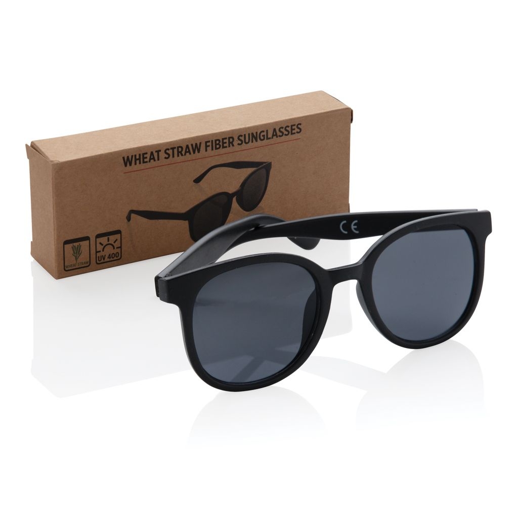 XDP453.91-1Weizenstroh Sonnenbrille_ schwarz