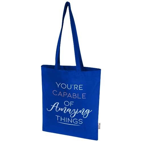 PF120789-4Peru Blend 180 g_m² Tragetasche aus GRS recycelter Baumwolle 7L_ royalblau