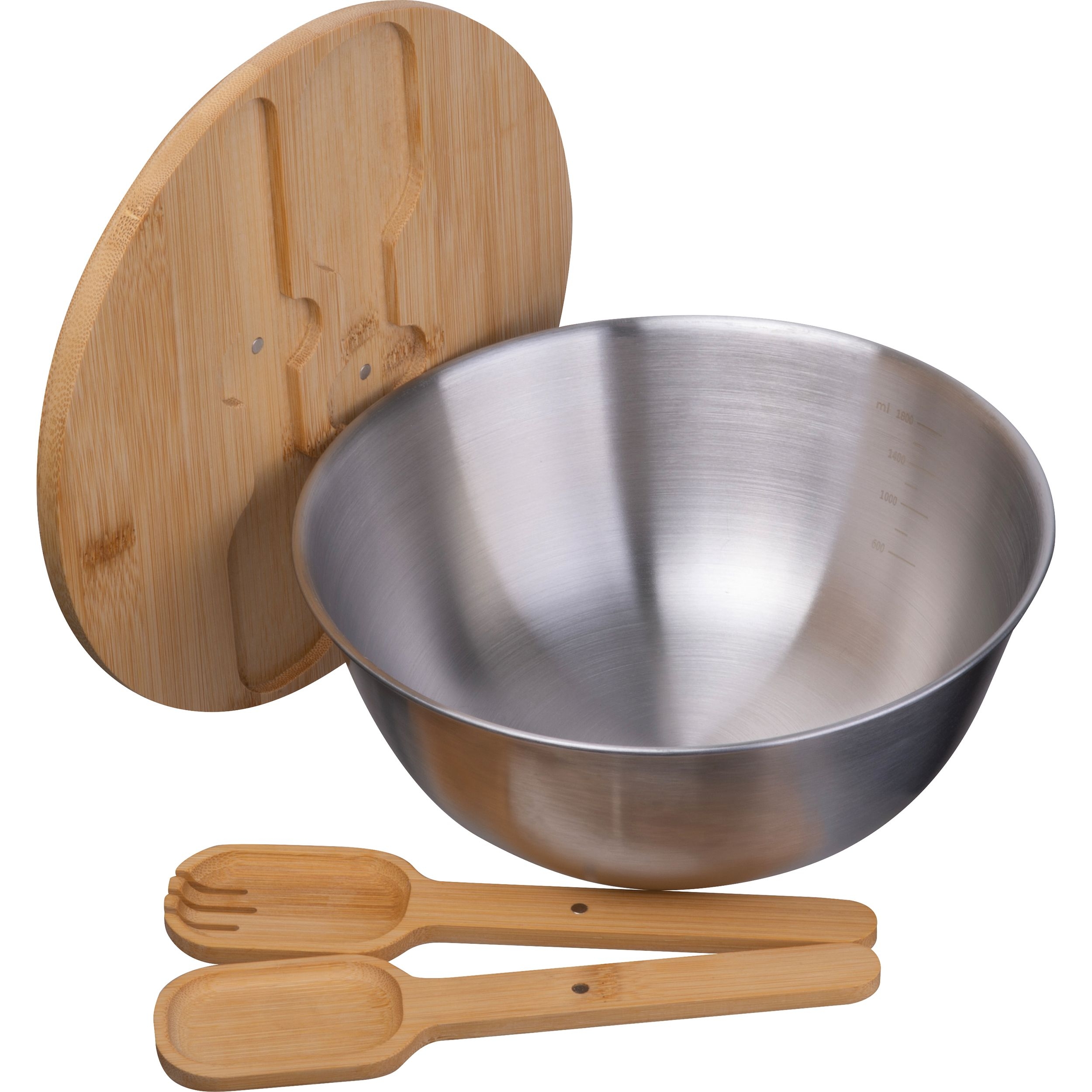 MA85613-07Salatschuessel mit Bambusdeckel ROZALIA_ silbergrau