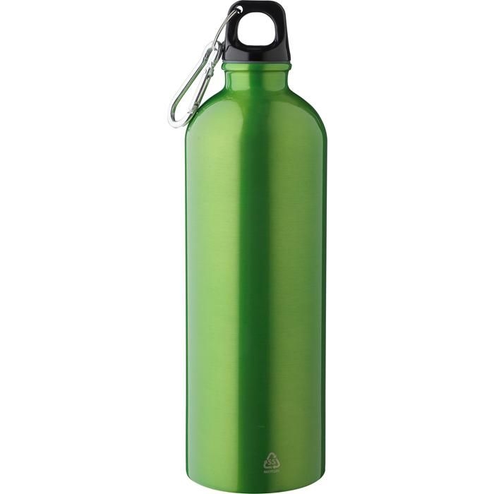 GI1204263-29Recycelte einwandige Edelstahlflasche _750 ml_ Emeric_ hellgruen
