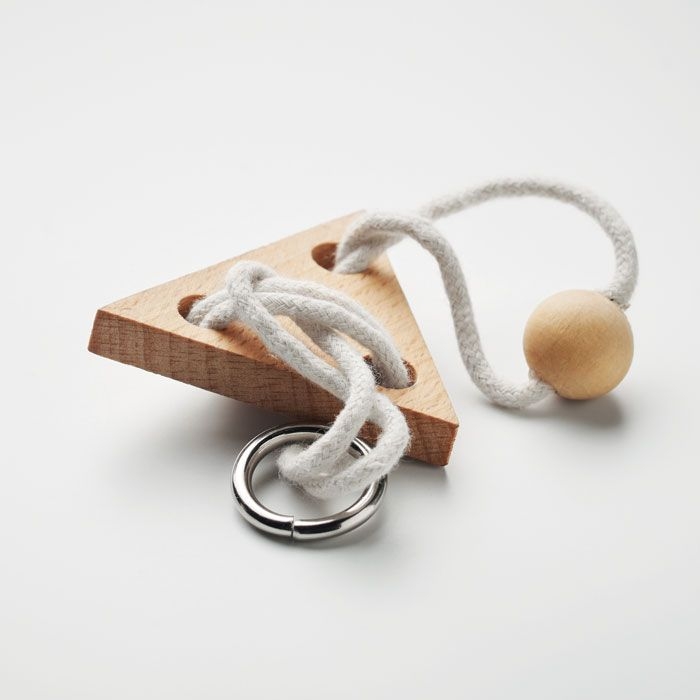 MO6989-40Nerve Geduldsspiel Holz Dreieck_ holz