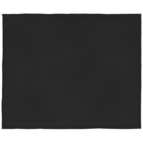 PF112809-2Springwood Decke aus weichem Fleece und Sherpa-Plaid_ schwarz_offwhite