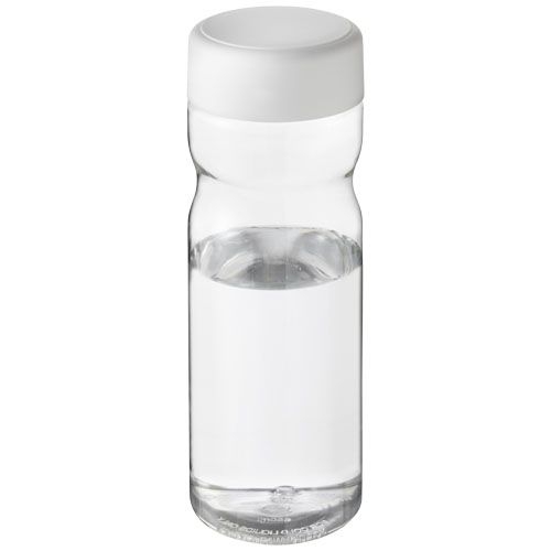 PF210438-9H2O Active® Base Tritan™ 650-ml-Sportflasche mit Drehdeckel_ transparent klar_weiss
