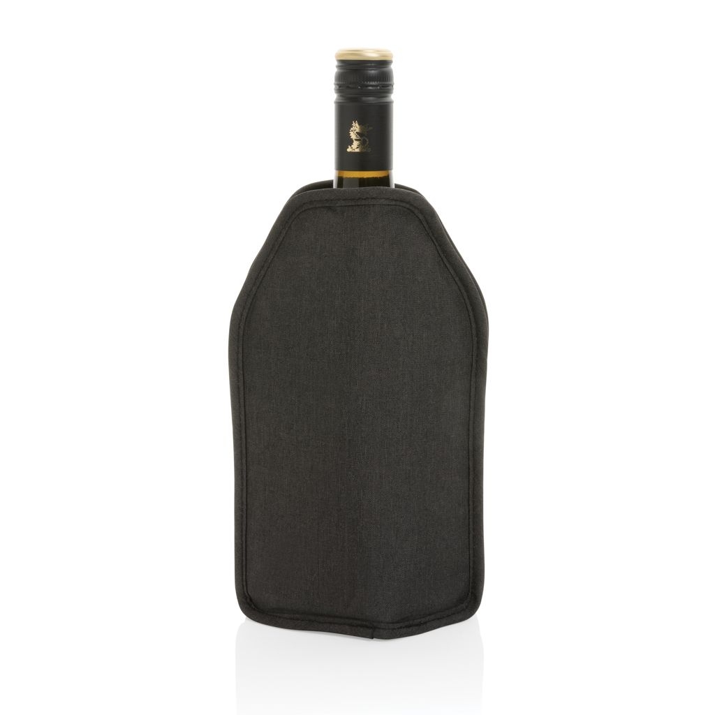 XDP915.01-01Vino AWARE™ rPET Weinkuehler-Sleeve_ schwarz