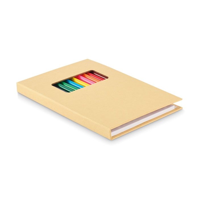 MO2914-13Funsketch Malset mit 12 Buntstiften_ beige