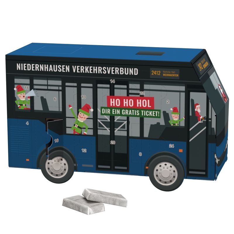 JG20114Adventskalender Bus Schokotaefelchen