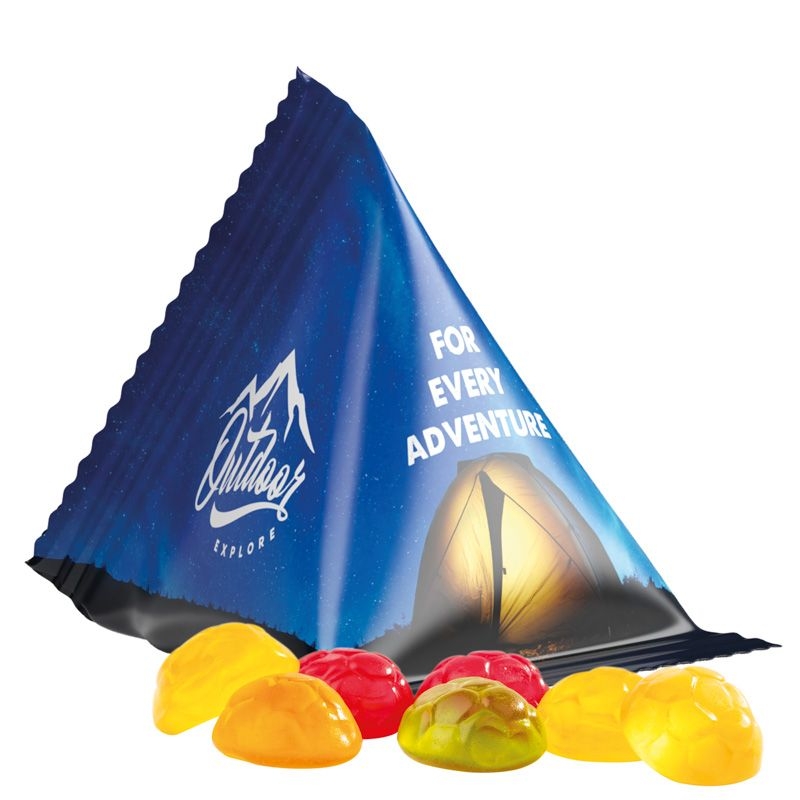 JG10063-21Tetraeder 15g_ Fruchtgummi Standardformen_ Fussball_ weisse Folie