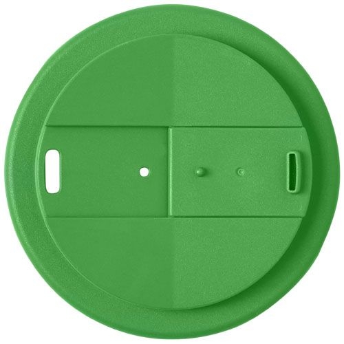 PF210455-6Americano® Espresso Eco 250 ml recycelter Isolierbecher mit auslaufsicherem Deckel _ schwarz_gruen