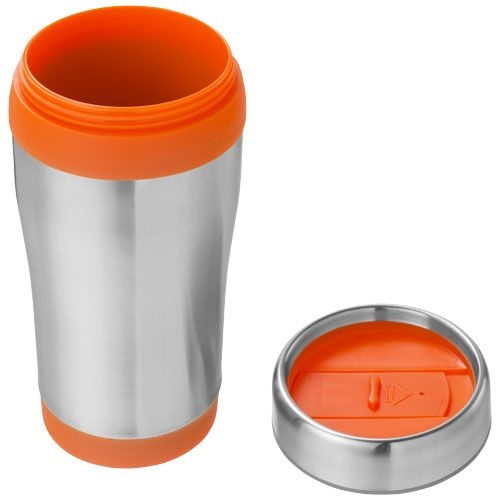 PF100310-5Elwood 410 ml Isolierbecher_ silber_orange