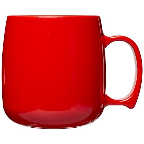 PF210012-5Classic 300 ml Kunststoffbecher_ rot