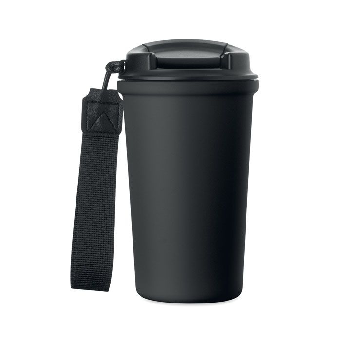MO3156-03Nakano Becher recy. Edelstahl 400ml_ schwarz