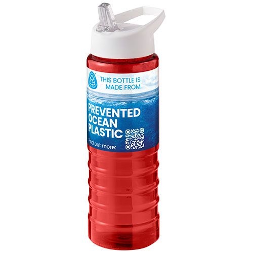 PF210482-8H2O Active® Eco Treble 750 ml Sportflasche mit Stuelpdeckel _ rot_weiss