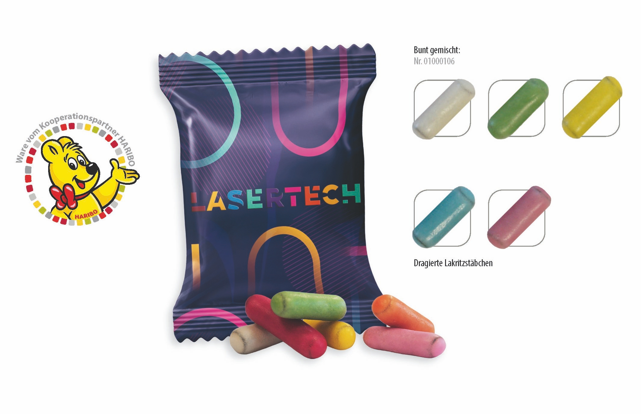 SW0106HARIBO Stafetten Werbetuete