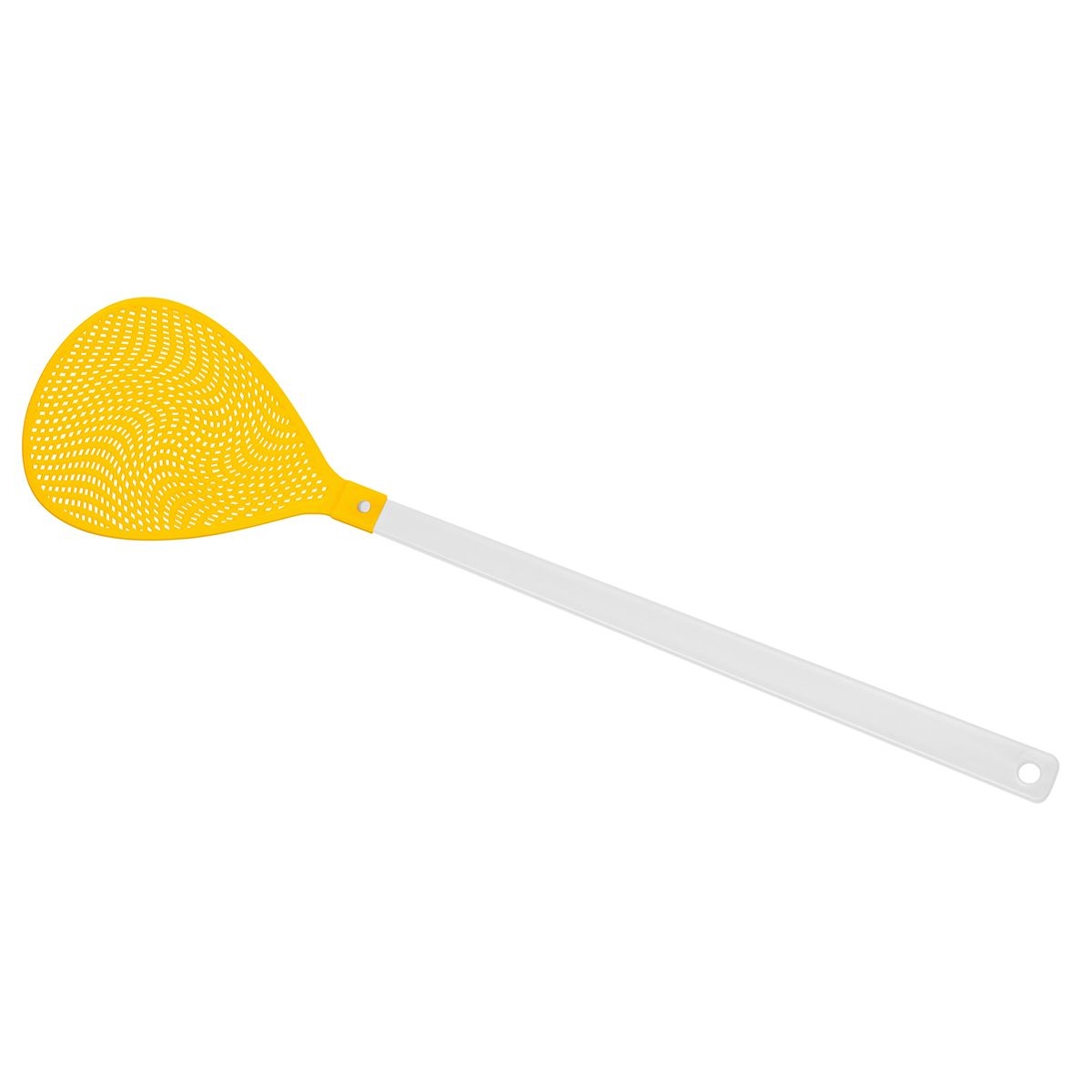 HE8731-0-4Fliegenklatsche _Oval_ weiss_ gelb